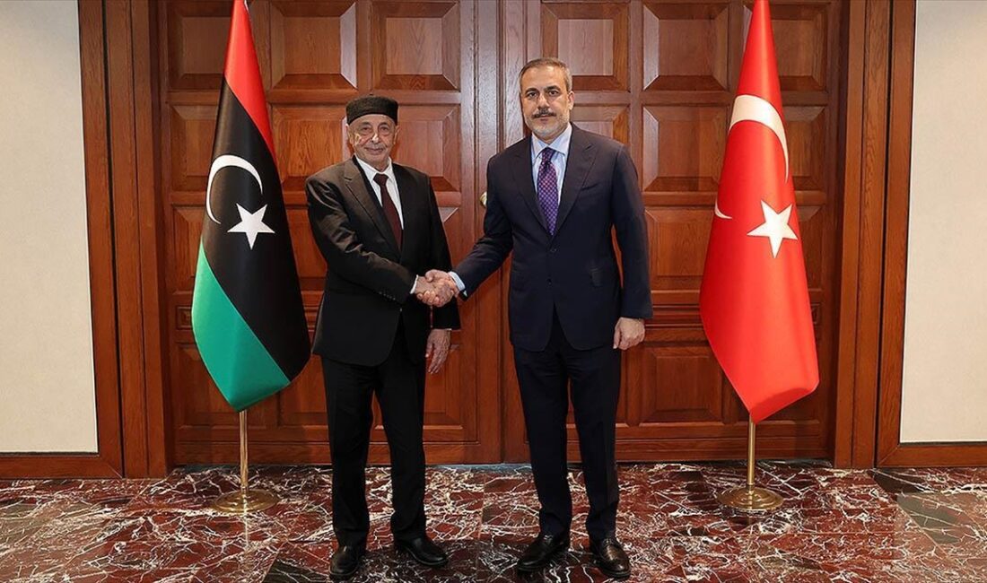 Dışişleri Bakanı Hakan Fidan, Libya Temsilciler Meclisi Başkanı Akile Salih