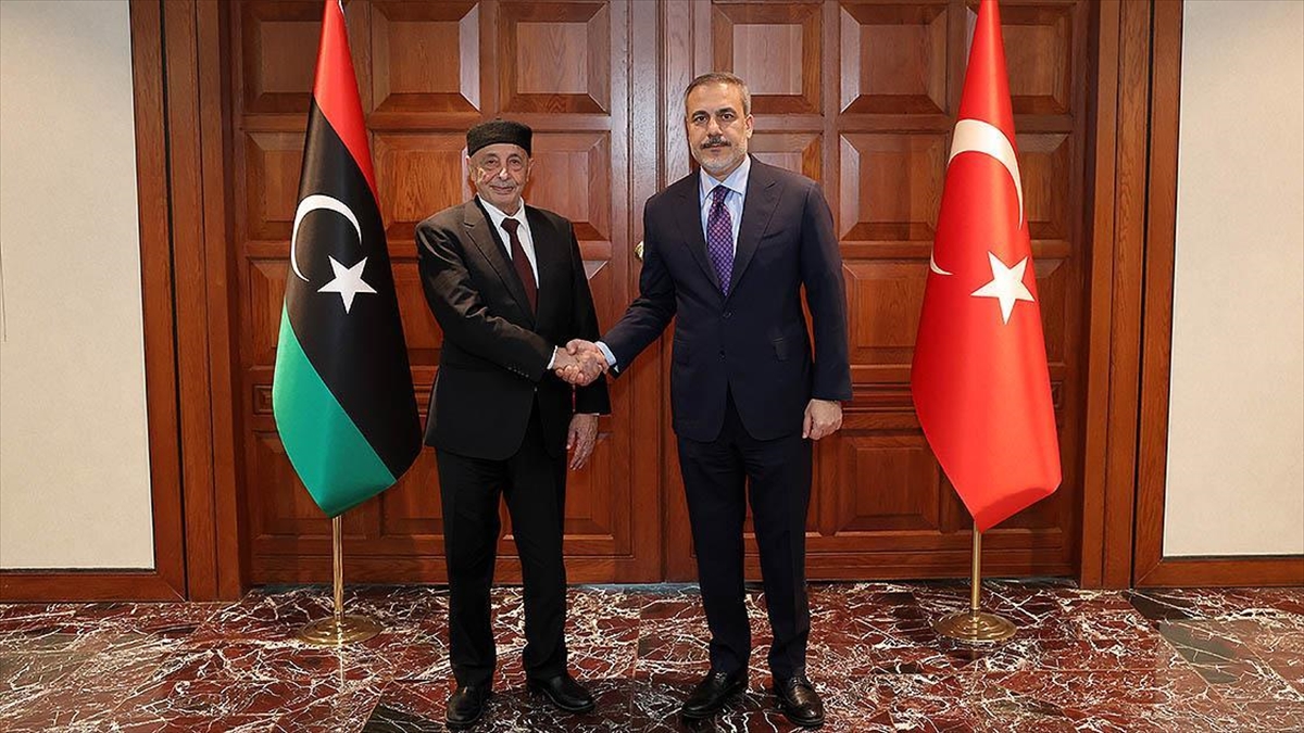 Dışişleri Bakanı Hakan Fidan, Libya Temsilciler Meclisi Başkanı Akile Salih