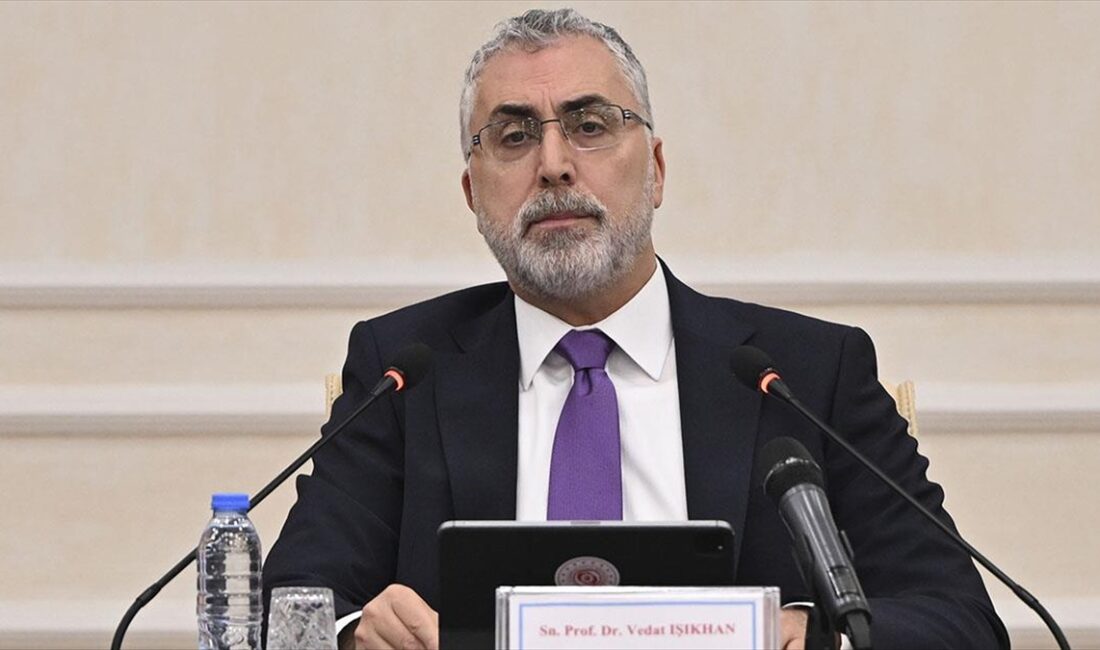 ANKARA (AA) – Çalışma ve Sosyal Güvenlik Bakanı Vedat Işıkhan,