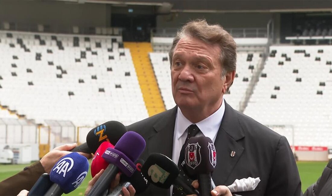 Beşiktaş Kulübü Başkanı Hasan Arat, Fenerbahçe derbisinde takıma ve taraftarlara