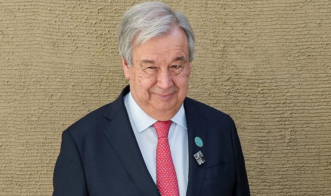 Birleşmiş Milletler (BM) Genel Sekreteri Antonio Guterres, küresel sıcaklık artışını