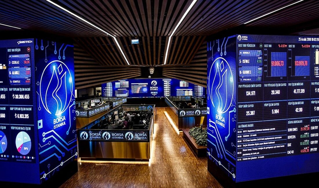 Borsa İstanbul'da BIST 100 endeksi, güne yüzde 1,55 yükselişle 8.071,48