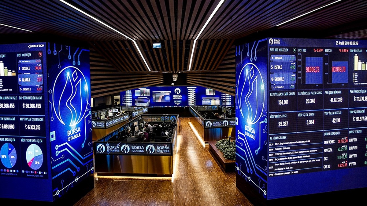 Borsa İstanbul'da BIST 100 endeksi, güne yüzde 1,55 yükselişle 8.071,48