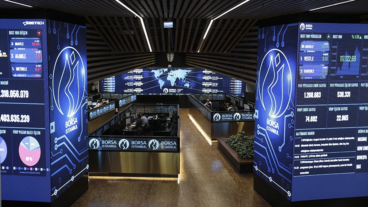 Borsa İstanbul'da BIST 100 endeksi, günü yüzde 1,33 değer kazanarak