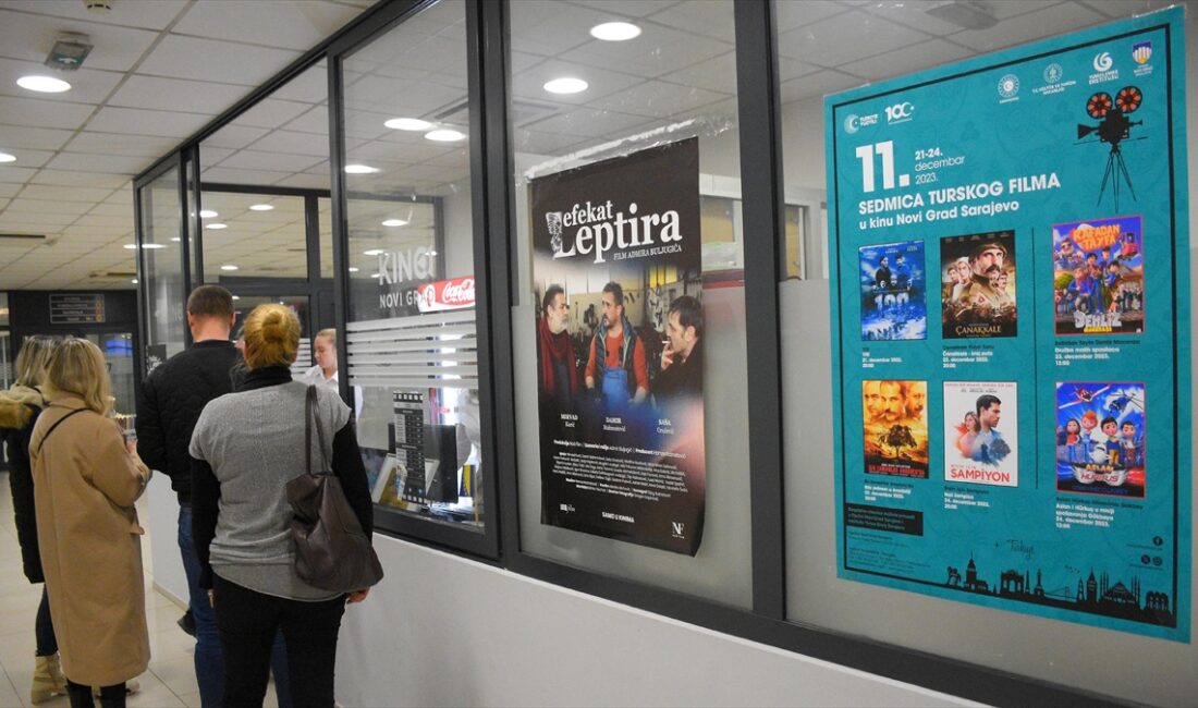SARAYBOSNA (AA) – Saraybosna’daki Novi Grad Belediyesinin sinema salonunda gerçekleşen