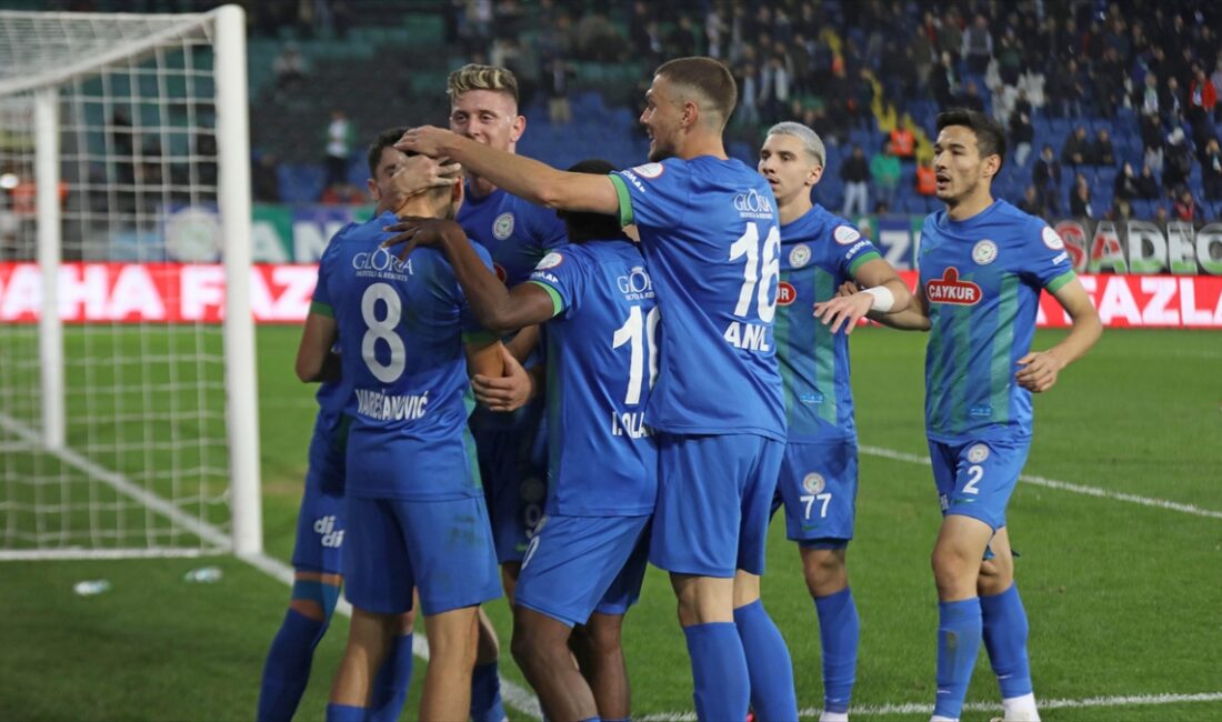 RIZE (AA) – Trendyol Süper Lig’in 17. haftasında Çaykur Rizespor,