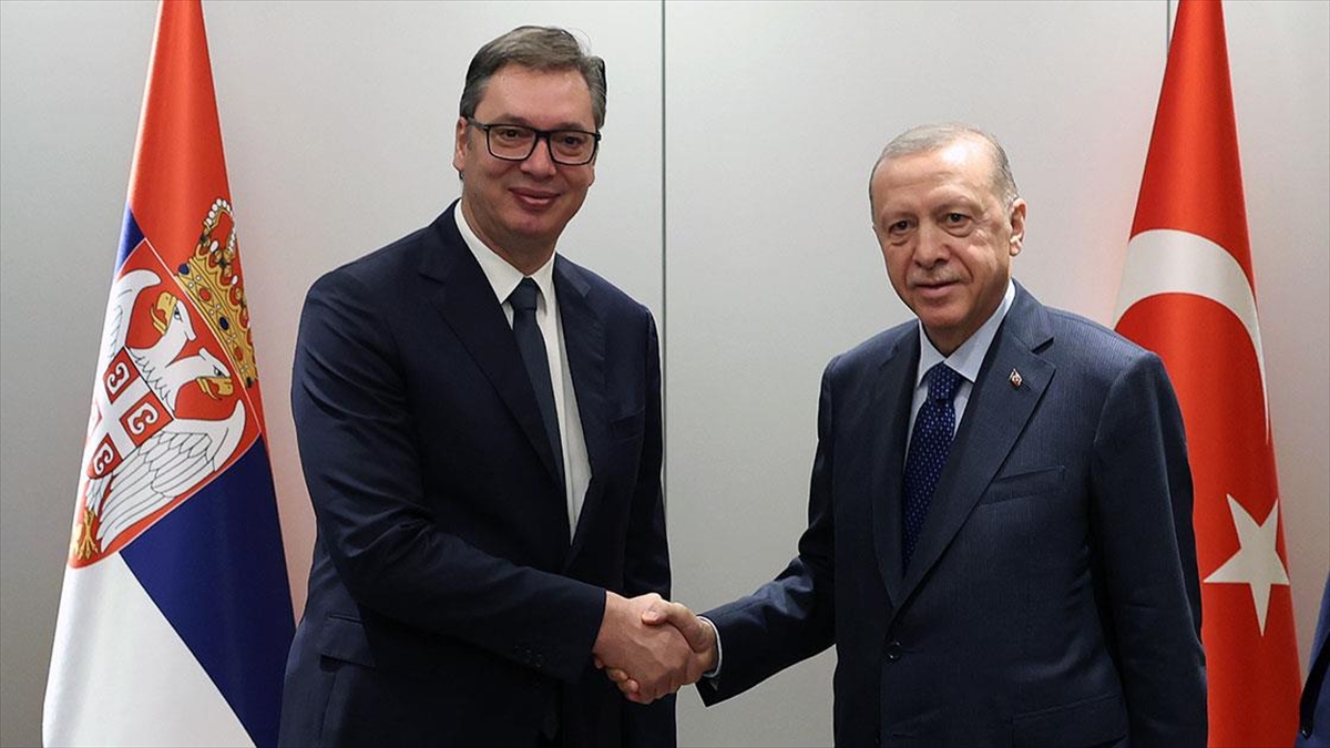 Cumhurbaşkanı Recep Tayyip Erdoğan, Sırbistan Cumhurbaşkanı Aleksandar Vucic ile telefonda