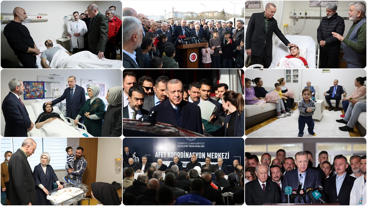Cumhurbaşkanı Recep Tayyip Erdoğan, başta deprem bölgeleri olmak üzere, 2023