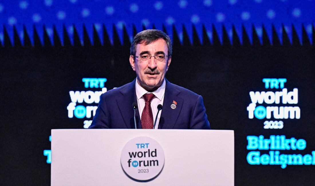 Cumhurbaşkanı Yardımcısı Cevdet Yılmaz, "(Gazze'de) Çatışmanın kalıcı ve adil çözümü,