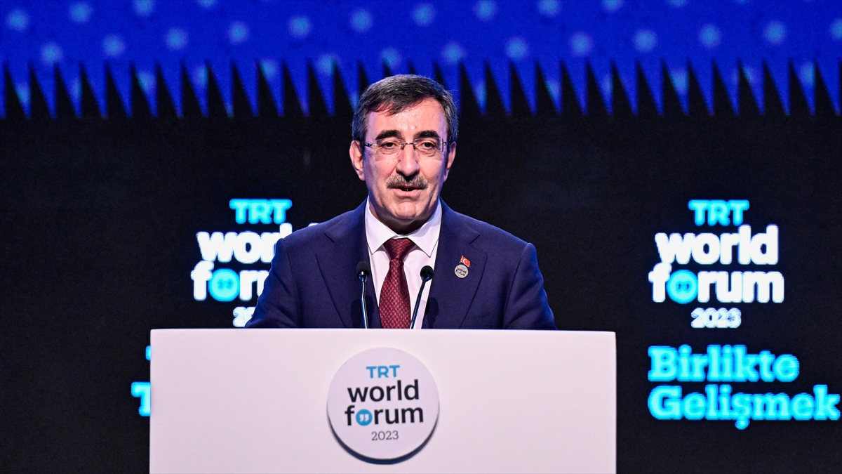 Cumhurbaşkanı Yardımcısı Cevdet Yılmaz, "(Gazze'de) Çatışmanın kalıcı ve adil çözümü,