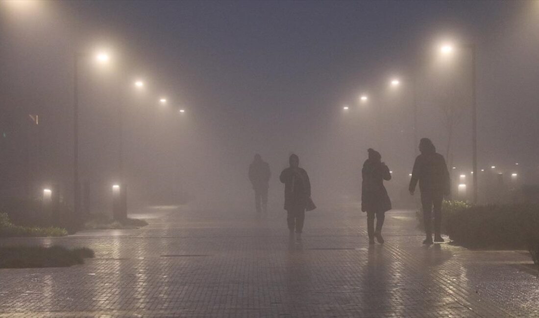 Edirne'de yoğun sis etkili oluyor Edirne'de yoğun sis hayatı olumsuz etkiliyor.
