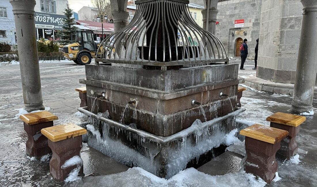 Erzurum, Ardahan ve Kars'ta soğuk hava ve buzlanma etkisini sürdürüyor.
