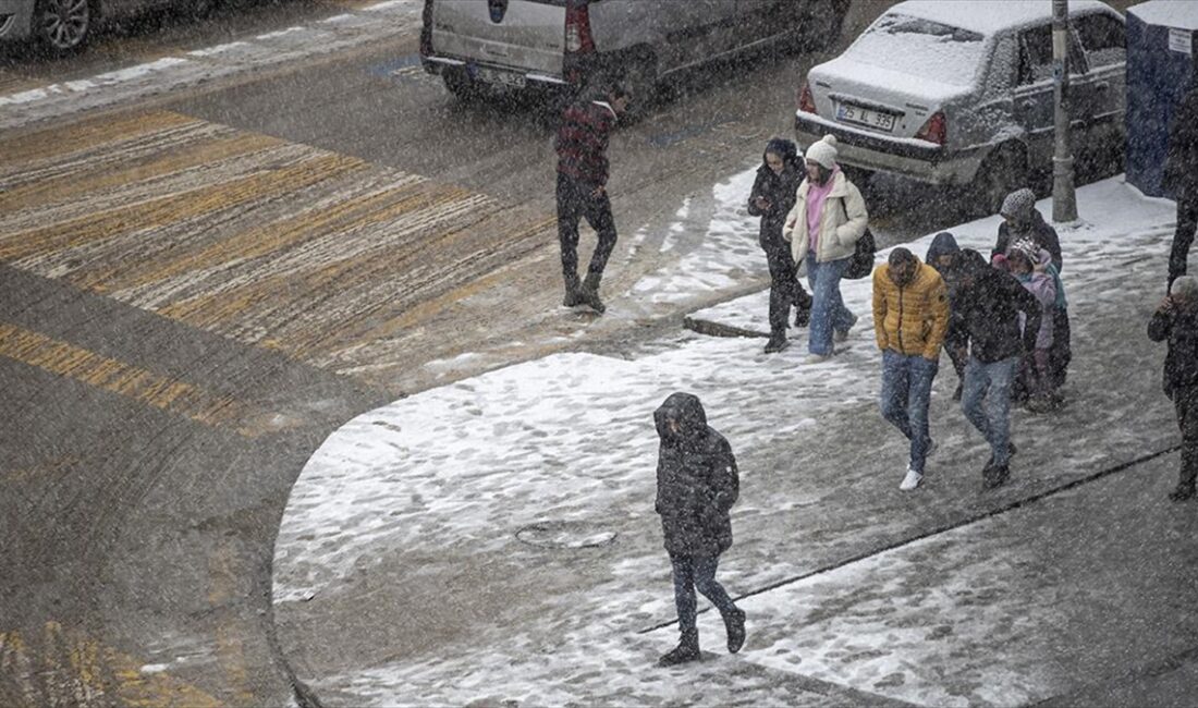 Erzurum ve Ardahan'da kar yağışı ile tipi etkili oluyor.