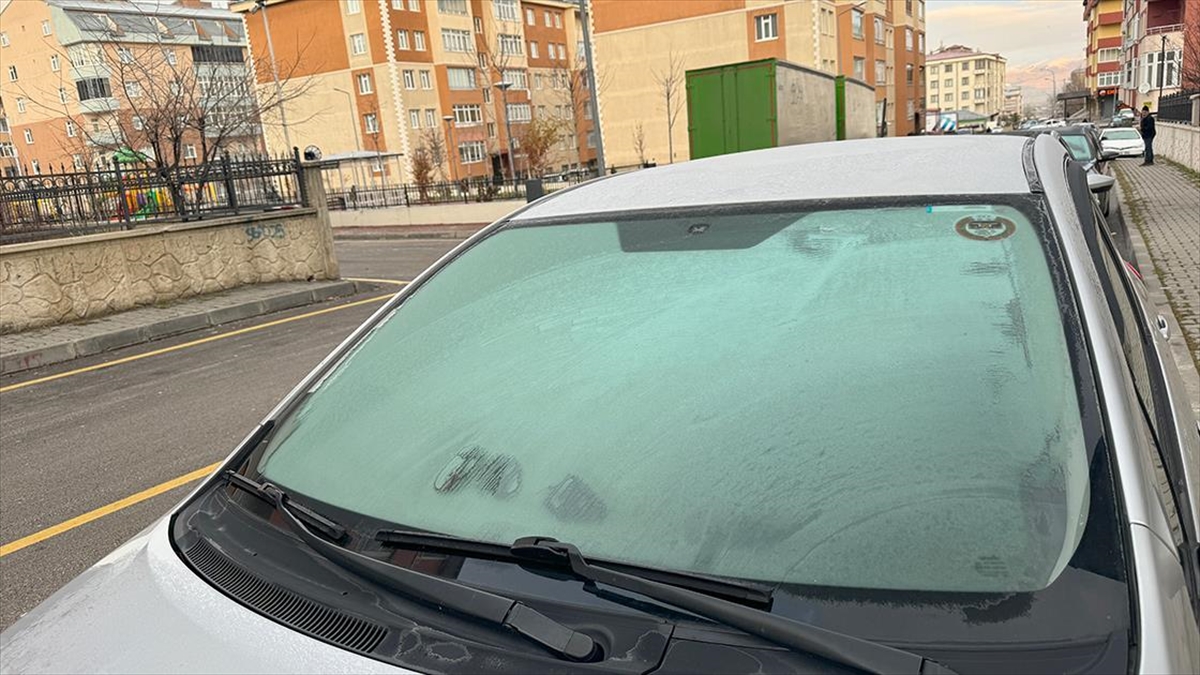 Erzurum ve Kars'ta etkili olan soğuk hava hayatı olumsuz etkiledi.