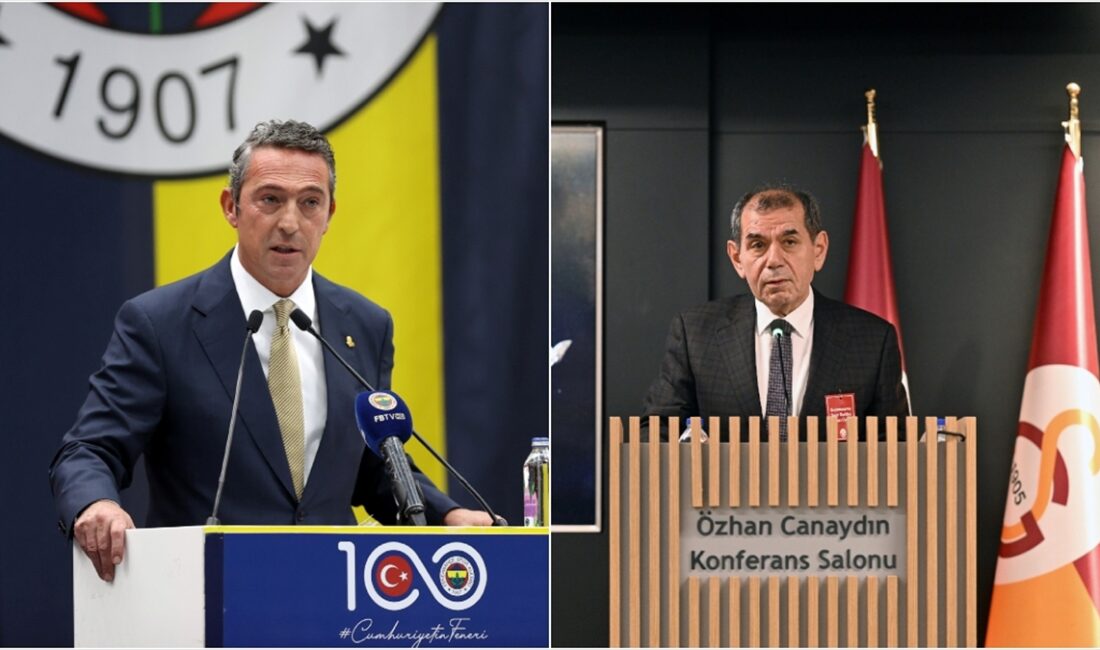 Trendyol Süper Lig'in 18. haftasında oynanacak Fenerbahçe-Galatasaray maçı öncesinde başkanlar