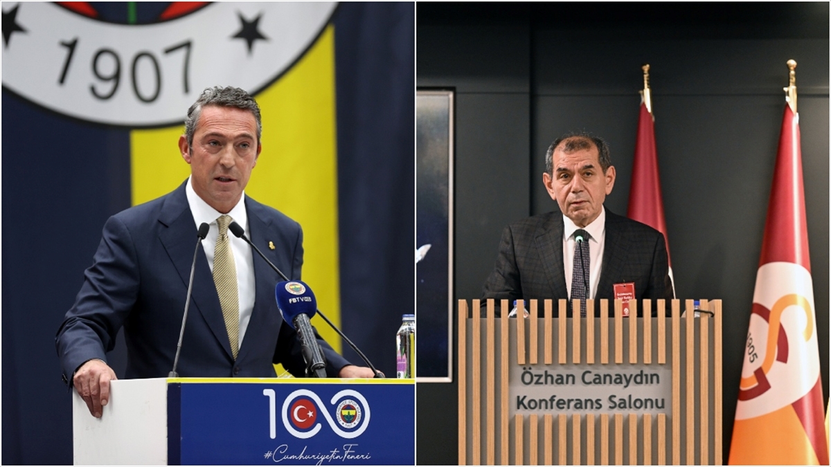 Trendyol Süper Lig'in 18. haftasında oynanacak Fenerbahçe-Galatasaray maçı öncesinde başkanlar