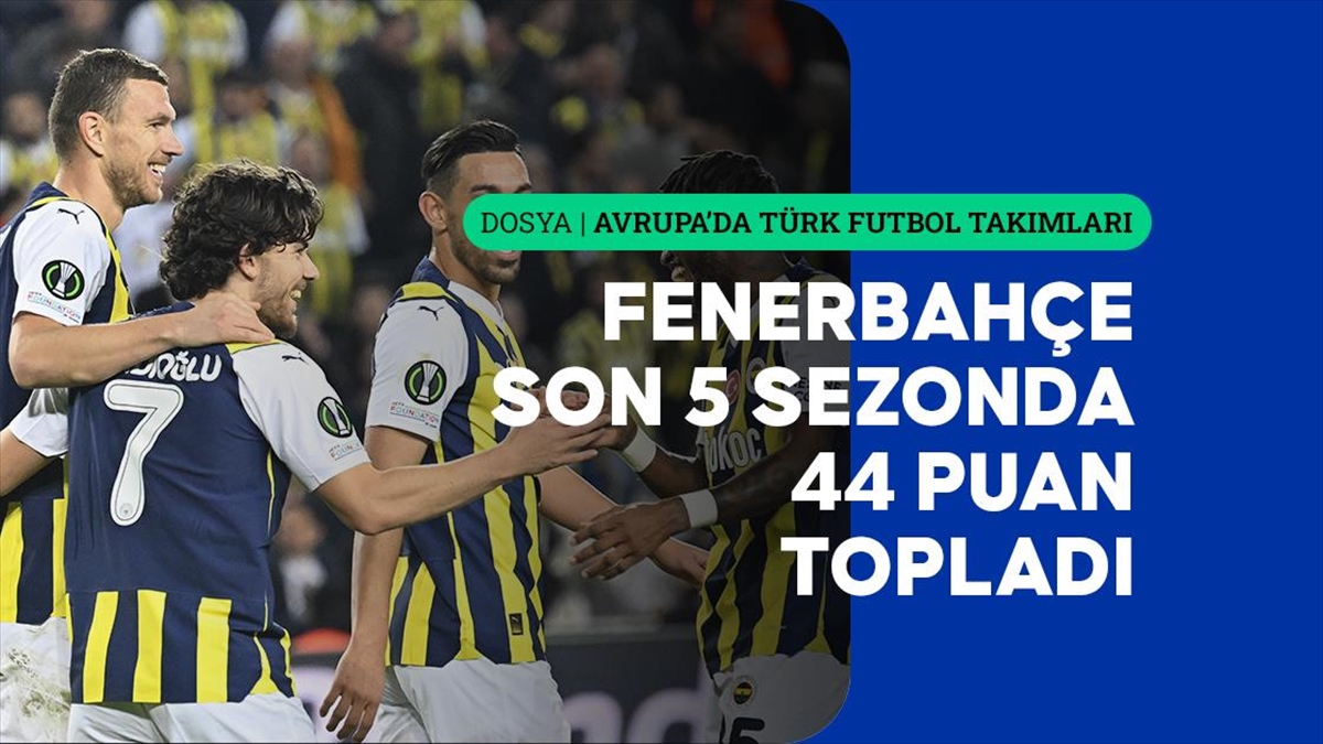 Fenerbahçe, son beş sezon baz alınarak yapılan UEFA ülke puanı