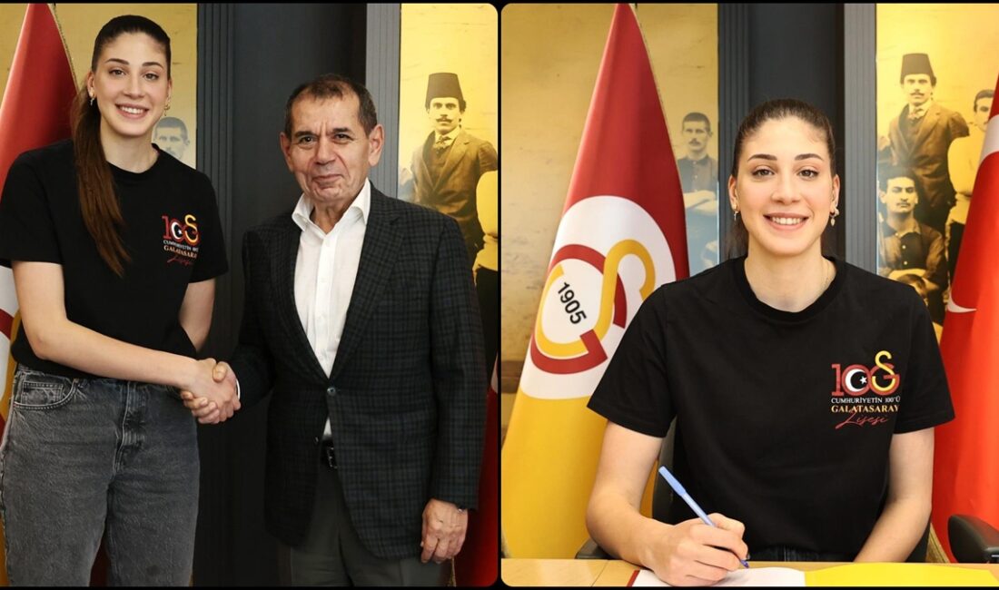 Galatasaray Daikin Kadın Voleybol Takımı'nda milli oyuncu İlkin Aydın ile