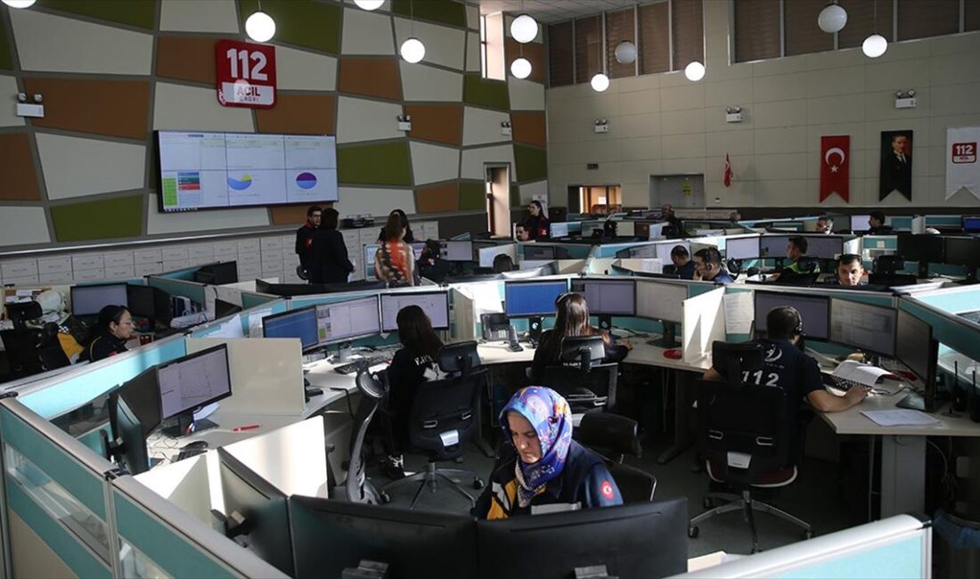 Mardin, Siirt ve Şırnak'ta 2023'te 112 Acil Çağrı merkezlerine gelen