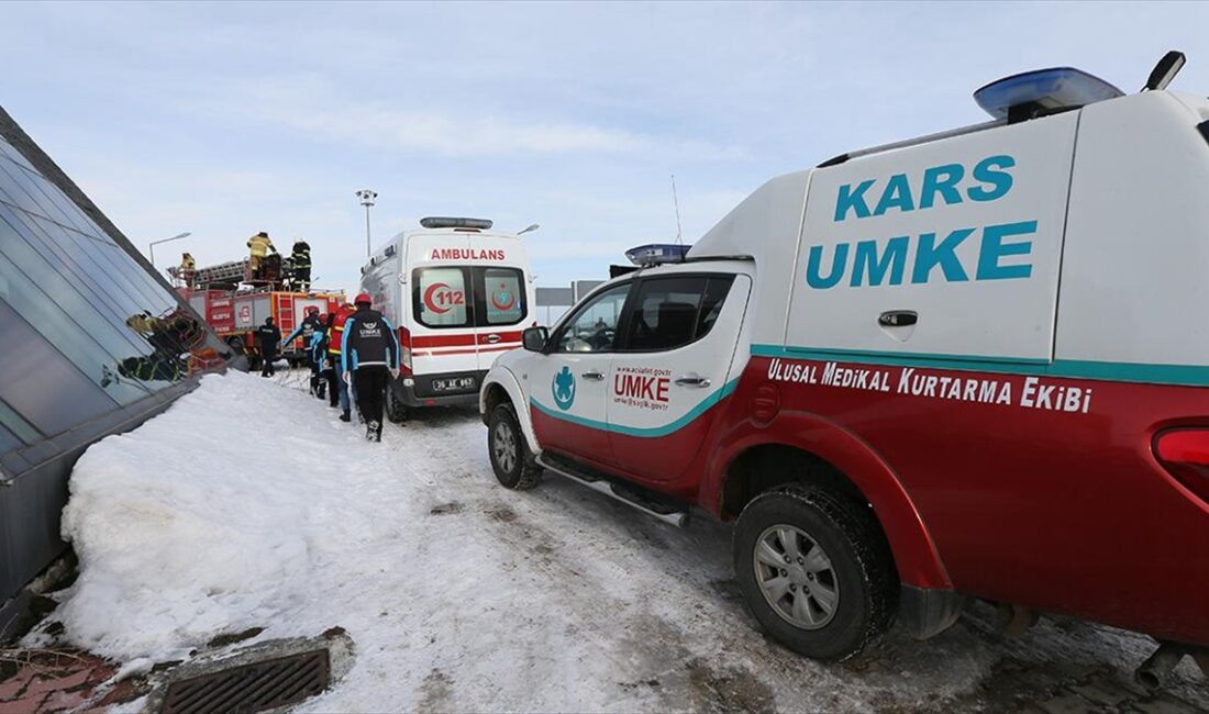 Kars'taki Sarıkamış Kayak Merkezi'nde, İl Afet ve Acil Durum Müdürlüğü