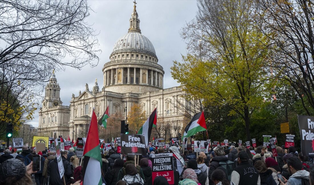 LONDRA (AA) – “Uluslararası Filistinliler için Adalet Merkezi (ICJP)” adlı