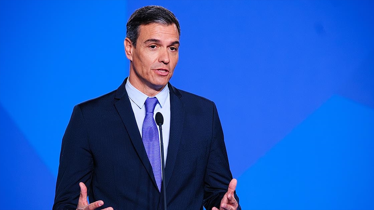 İspanya Başbakanı Pedro Sanchez'in Avrupa Parlamentosu'nun (AP) Strasburg'daki Genel Kurulu'nda