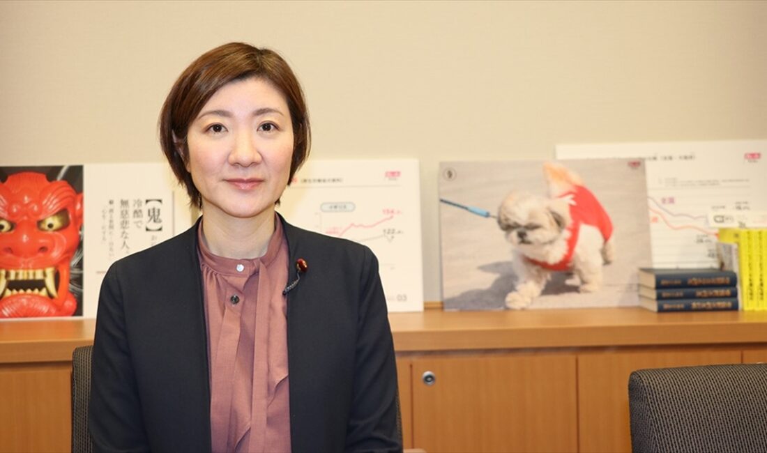 Japonya'da Reiwa Shinsengumi Milletvekili Akiko Oişi, İsrail'in Gazze Şeridi'ne yönelik
