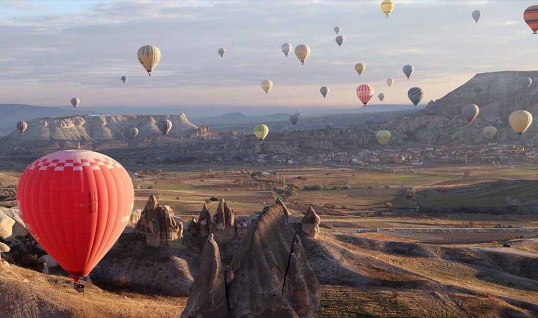 Kapadokya'da 36 yıl önce 5 kişinin uçuşuyla başlayan sıcak hava balonculuğu turizmin lokomotifi oldu Kapadokya'da 1987'de yabancı firmanın tanıtım uçuşuyla başlayan sıcak hava balonculuğu,