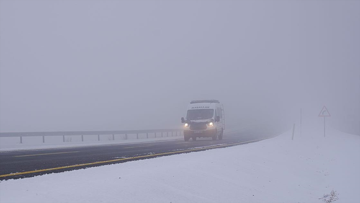 Kars ve Ardahan'da etkili olan yoğun sis, ulaşımda aksamalara yol