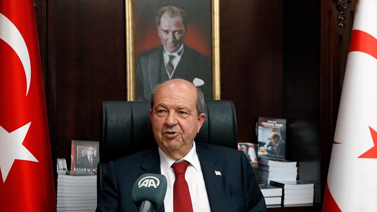 KKTC Cumhurbaşkanı Tatar, Güney Kıbrıs Rum Yönetimi'nin (GKRY) kontrolündeki toprakları