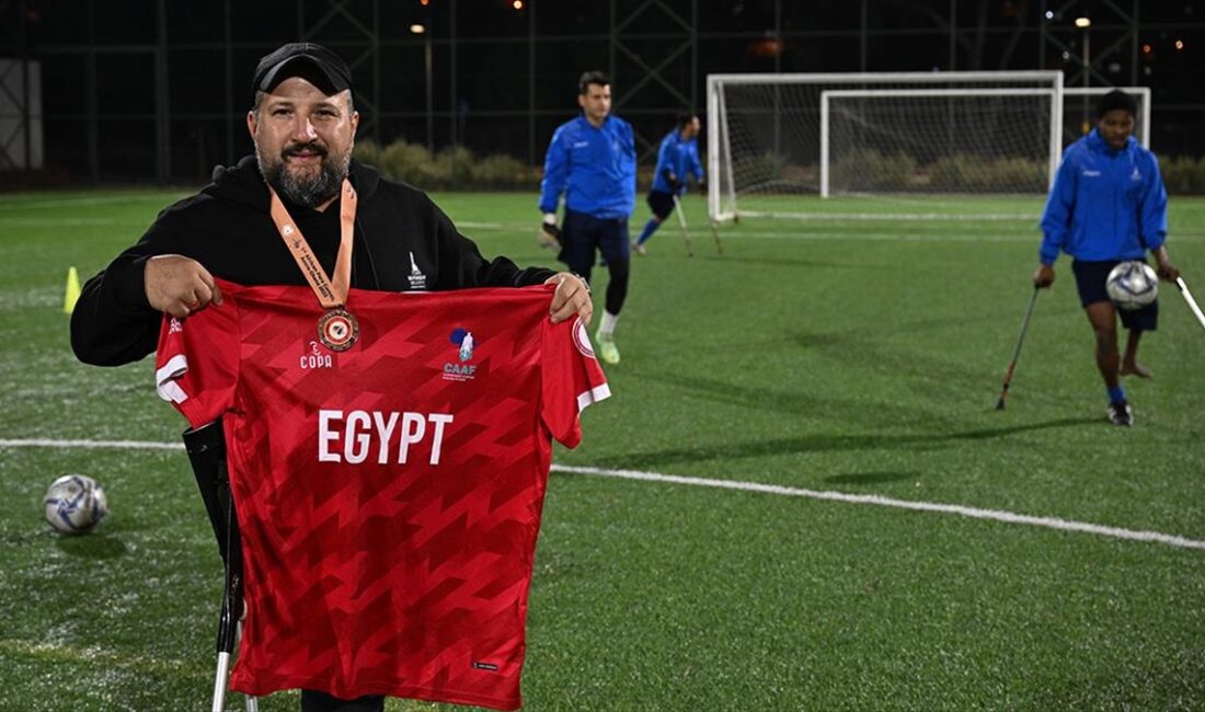 Afrika Paralimpik Oyunları'nda üçüncü olan Mısır Ampute Futbol Milli Takımı'nın