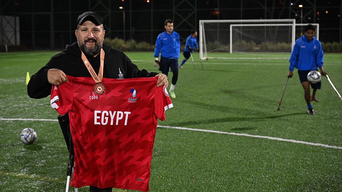 Afrika Paralimpik Oyunları'nda üçüncü olan Mısır Ampute Futbol Milli Takımı'nın