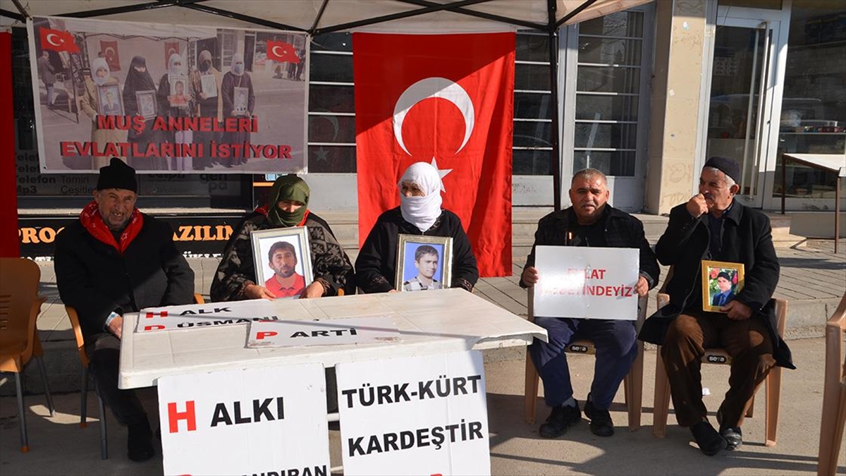 Muş'ta çocuklarının, terör örgütü PKK tarafından dağa götürülmesinden HDP'yi sorumlu
