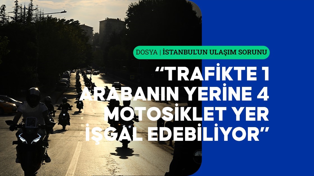 Motosiklet İleri Sürüş Eğitmeni Zafer Akçay, İstanbul'un trafik sorununun büyük