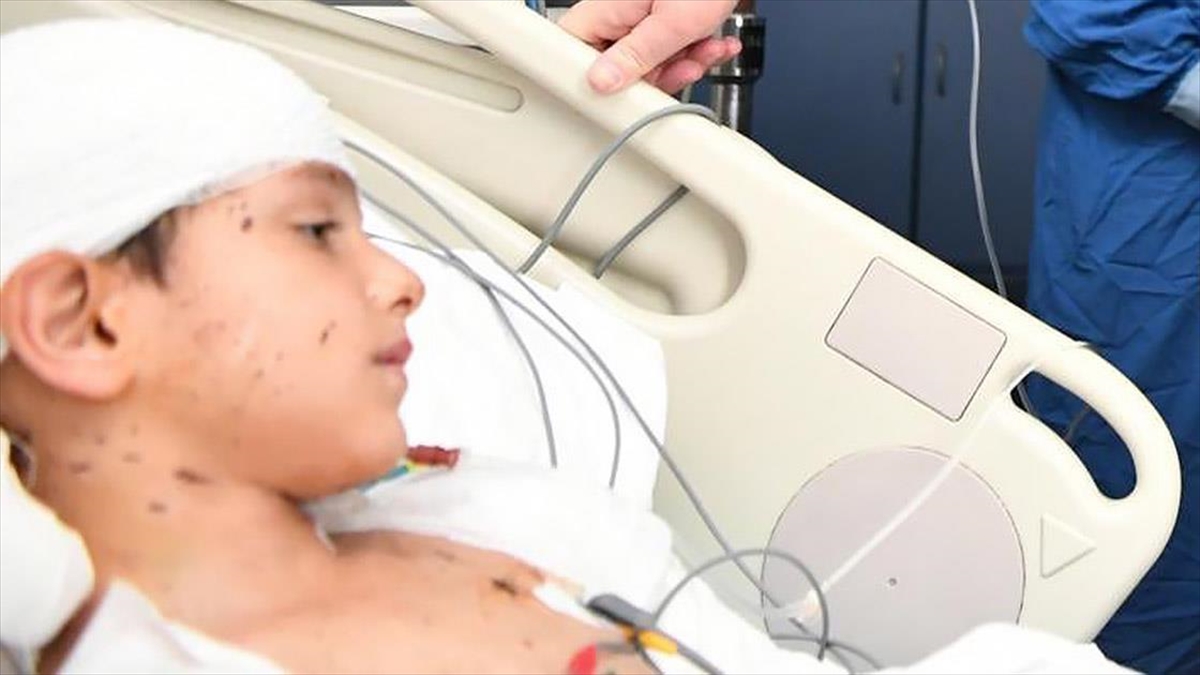 Ankara'da sahipsiz köpeklerin saldırdığı ilkokul 4. sınıf öğrencisi Tunahan Yılmaz'ın