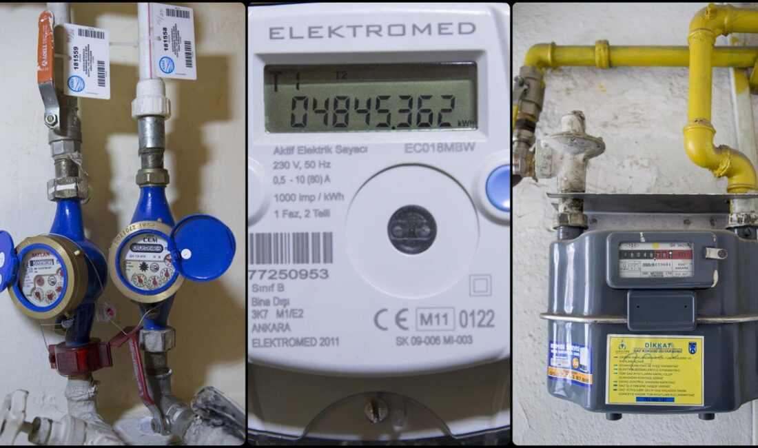 Su, elektrik ve gaz sayaçlarının 2024 yılı tamir, bakım ve