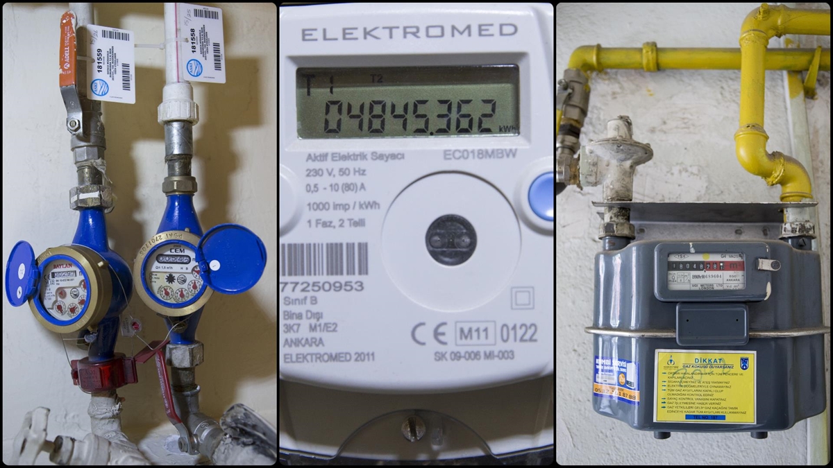 Su, elektrik ve gaz sayaçlarının 2024 yılı tamir, bakım ve