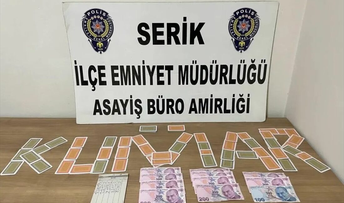 ANTALYA (AA) – Antalya'nın Serik ilçesinde bir haftalık asayiş denetimlerinde