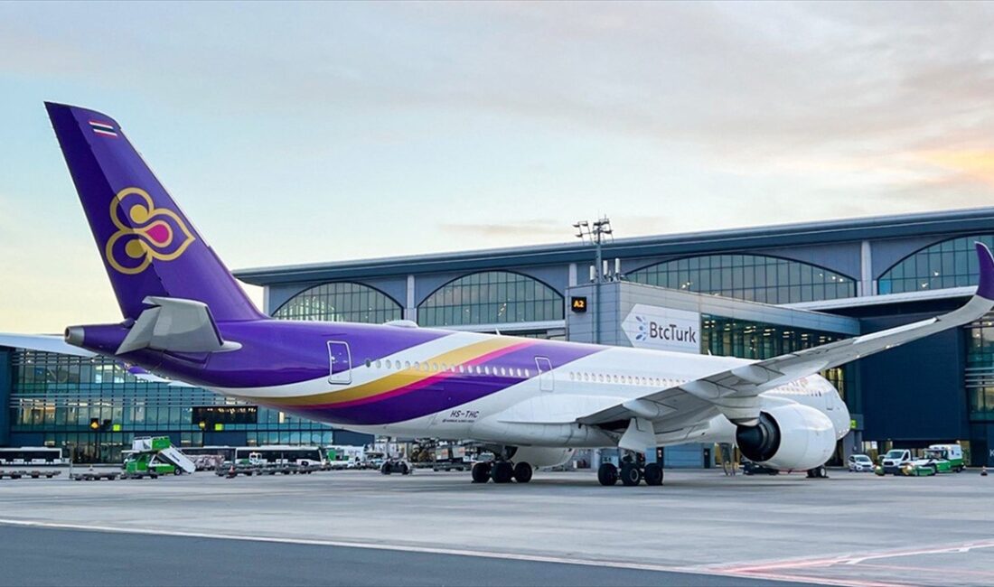 Tayland'ın ulusal hava yolu şirketi Thai Airways, İstanbul Havalimanı'na ilk