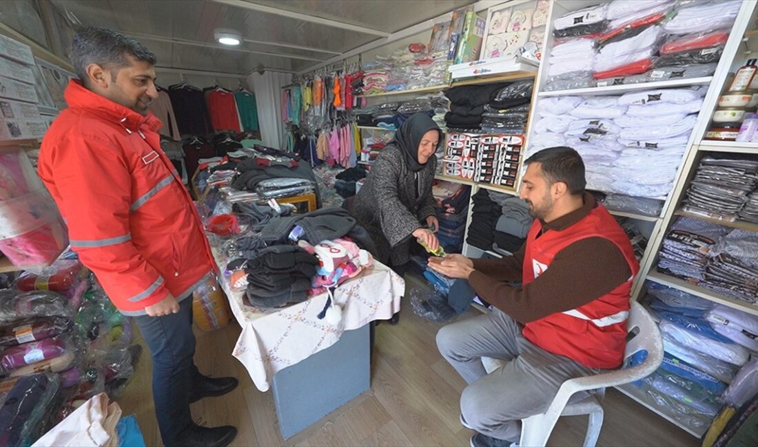 Türk Kızılayın afet sonrası iyileştirme çalışmaları kapsamında verdiği destekle, 607