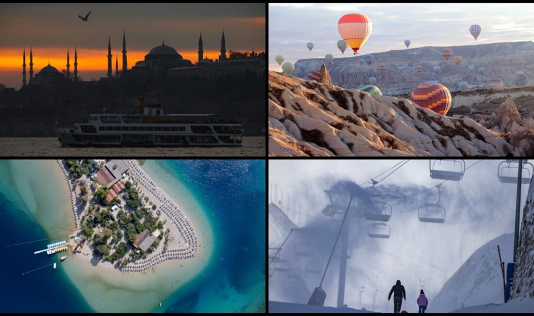 Türkiye'yi yılın 11 ayında 52 milyon 742 bin 526 kişi