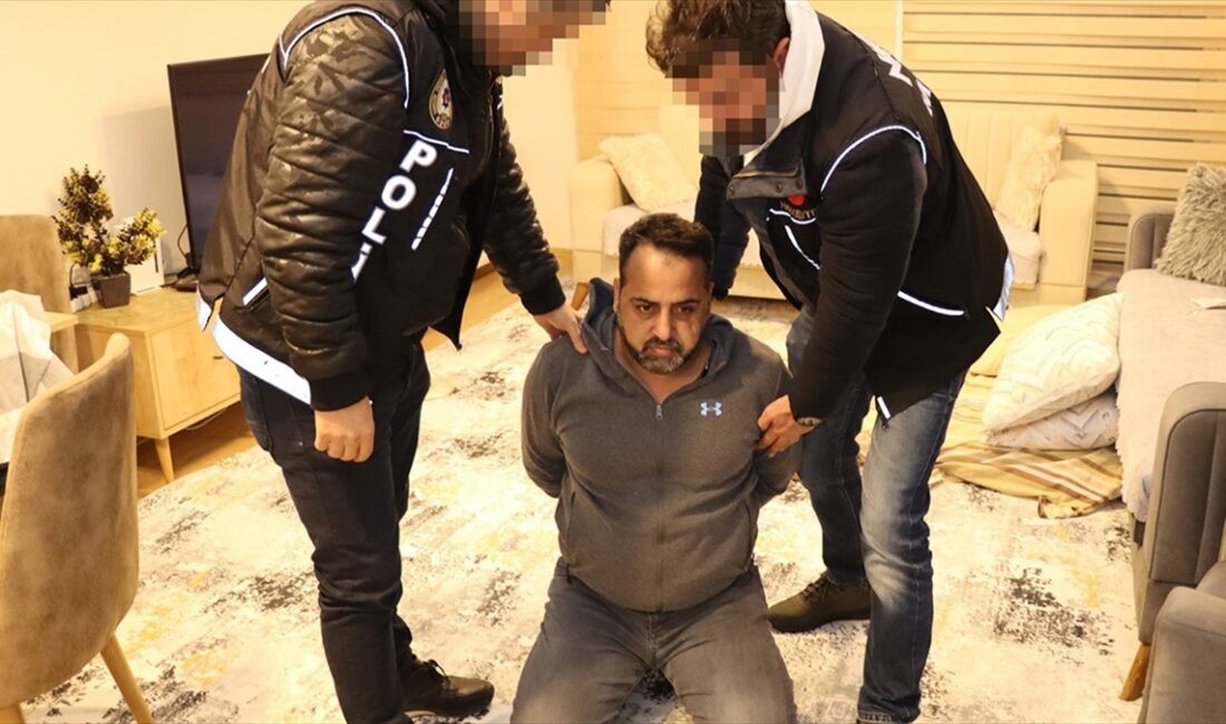 Mersin'de düzenlenen operasyonla G-42 koduyla aranan ve uluslararası uyuşturucu ticareti