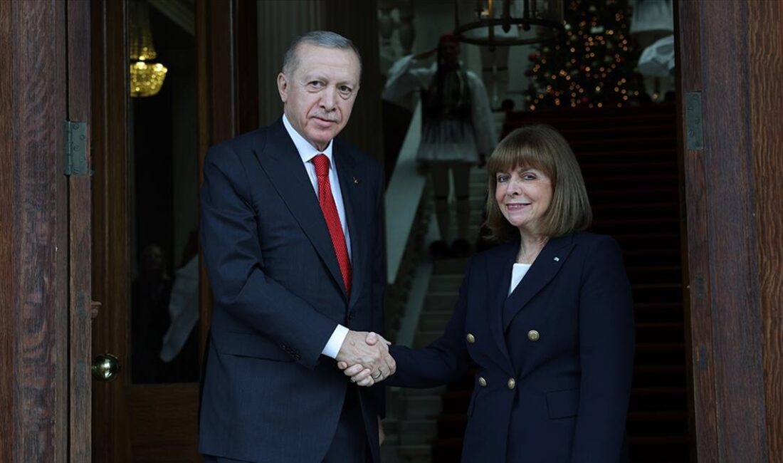 Yunanistan Cumhurbaşkanı Katerina Sakelaropulu, Türkiye ile mevcut pozitif siyasi iradeyi