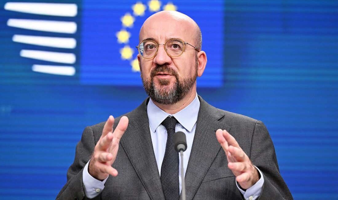 Avrupa Birliği (AB) Konseyi Başkanı Charles Michel, Belçika'dan Avrupa Parlamentosu