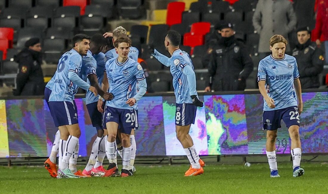 Yukatel Adana Demirspor, Trendyol Süper Lig 16. hafta erteleme müsabakasında