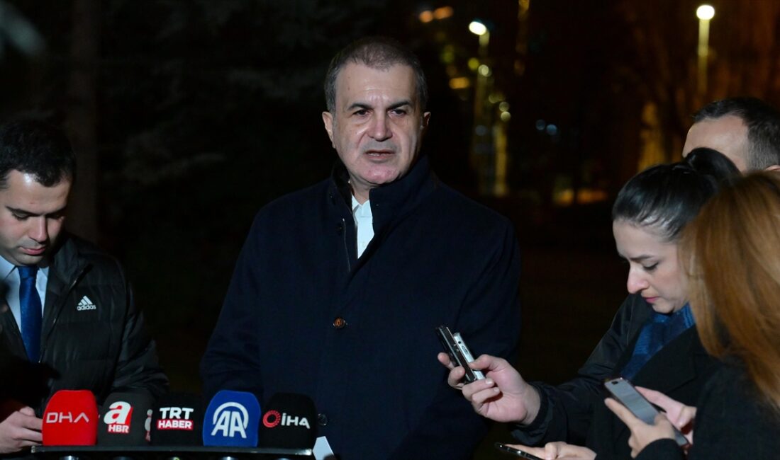AK Parti Genel Başkan Yardımcısı ve Parti Sözcüsü Ömer Çelik,
