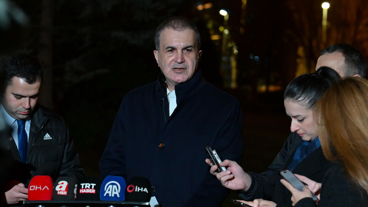 AK Parti Genel Başkan Yardımcısı ve Parti Sözcüsü Ömer Çelik,