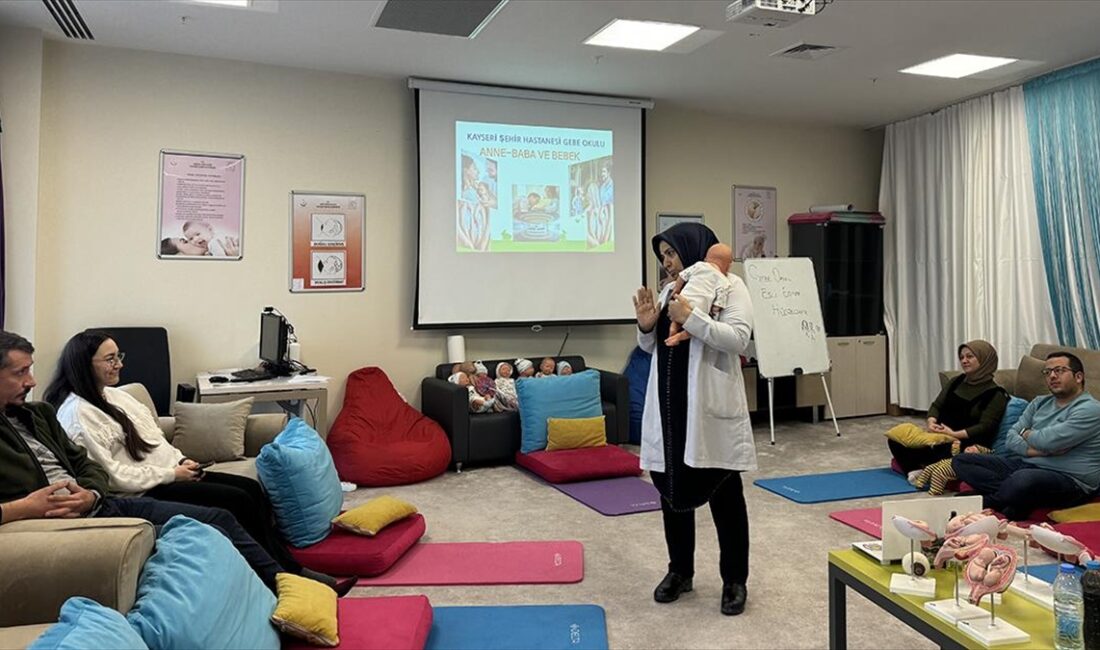 Kayseri Şehir Hastanesi Kadın Hastalıkları ve Doğum Kliniğine bağlı gebe