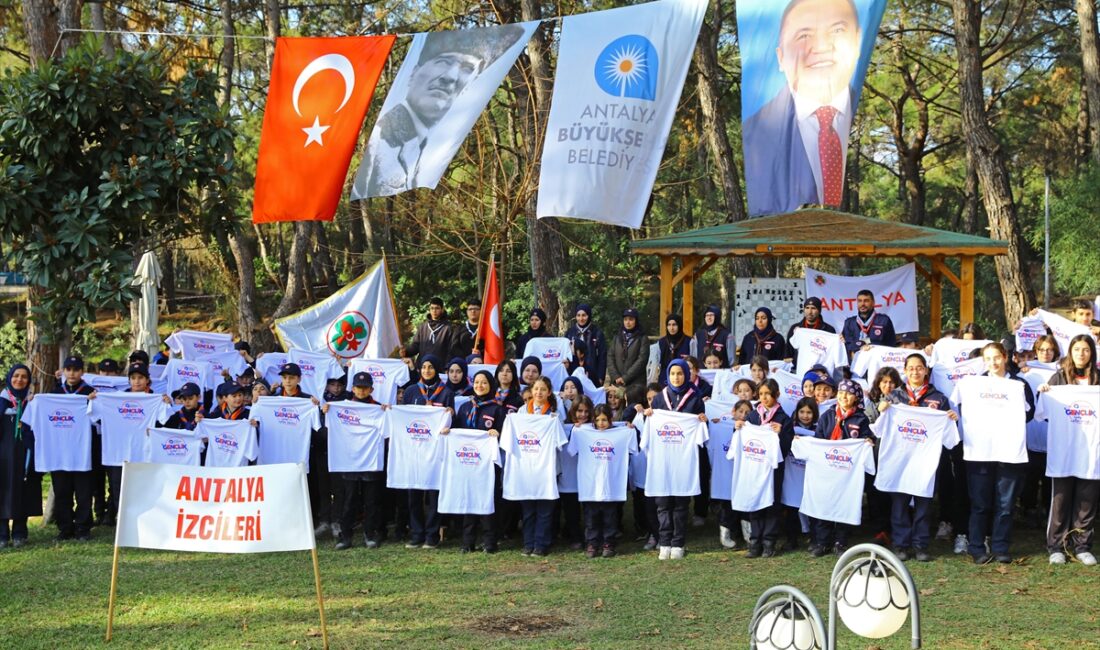 ANTALYA (AA) – Antalya Büyükşehir Belediyesi, İzcilik Federasyonu Antalya İl
