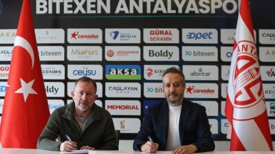 Trendyol Süper Lig ekiplerinden Bitexen Antalyaspor, teknik direktör Sergen Yalçın